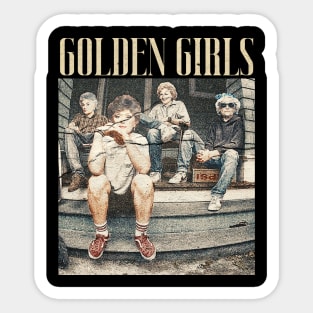 RETRO GOLDEN GIRLS PUNK Sticker